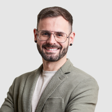 Smiling professional portrait
